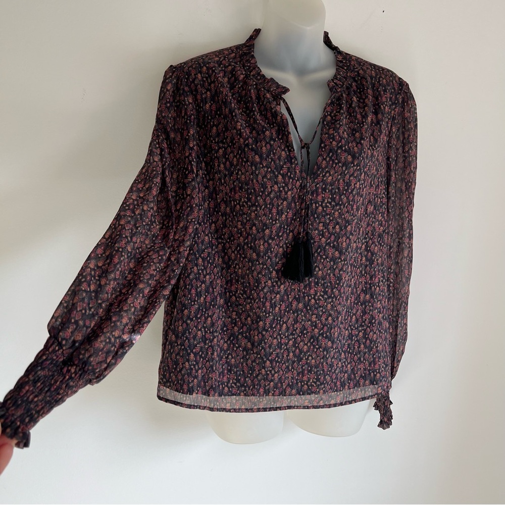 NWT Tart Collection Top in Allover Diamond Print Size M